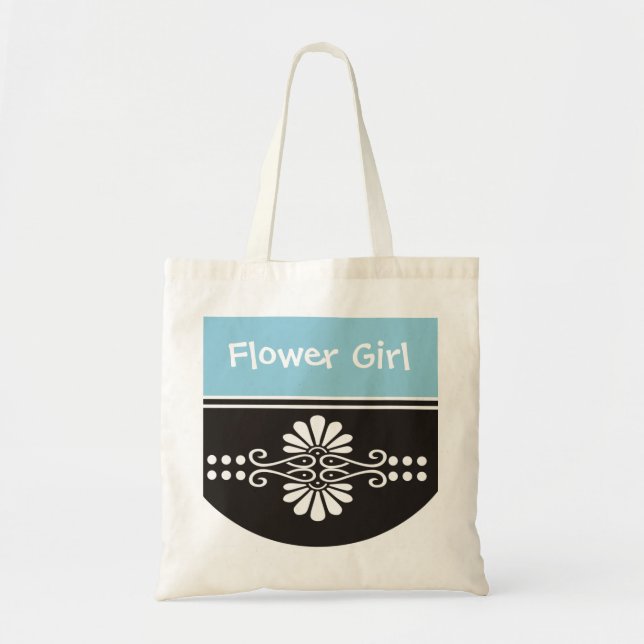 Sac fourre-tout à demoiselle de honneur - bleu (Devant)