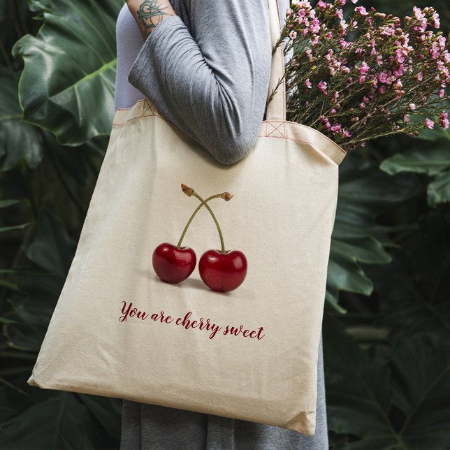 Sac fourre-tout à deux cerises (Two cherries Tote Bag
)