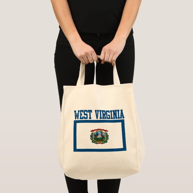 Sac fourre-tout à drapeau d'état de la Virginie (Devant (produit))