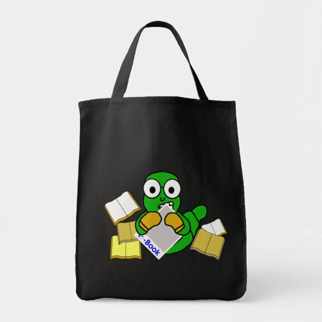 Sac fourre-tout à eBook de rat de bibliothèque (Devant)