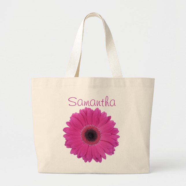 Sac fourre-tout à éléphant de fleur de Fuschia (Devant)