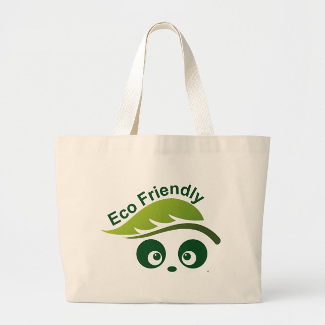 Sac fourre-tout à éléphant de Panda® d'amour (Devant)