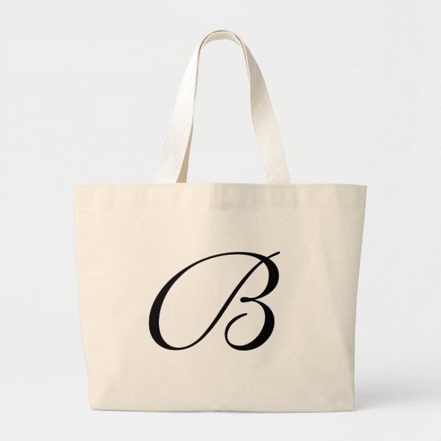 Sac fourre-tout à éléphant du monogramme B <White> (Devant)