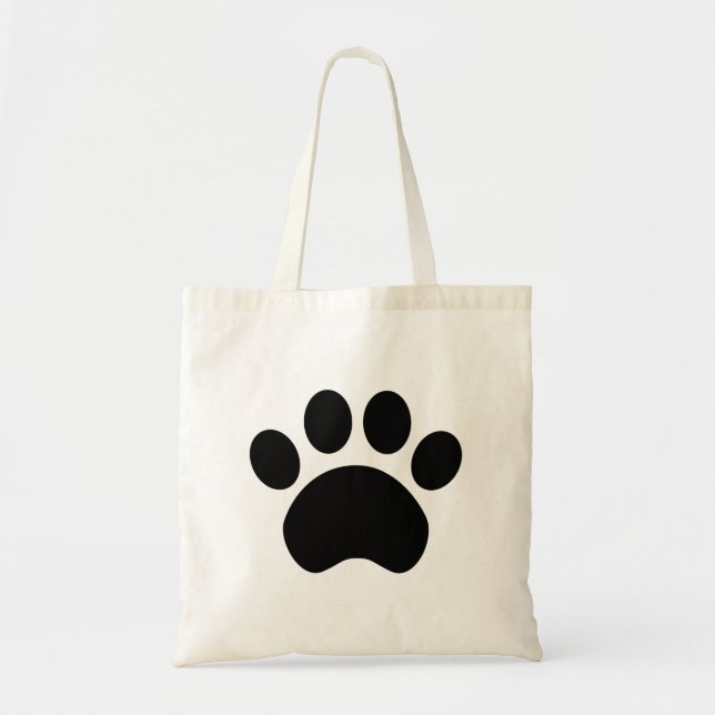 Sac fourre-tout à empreinte de patte (Devant)