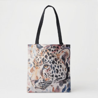 Sac fourre-tout à épaule Pastel Leopard