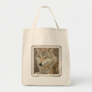 Sac fourre-tout à épicerie de loup