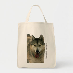 Sac fourre-tout à épicerie de loup