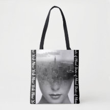 Sac fourre-tout à état d'esprit de New York