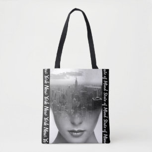 Sac fourre-tout à état d'esprit de New York
