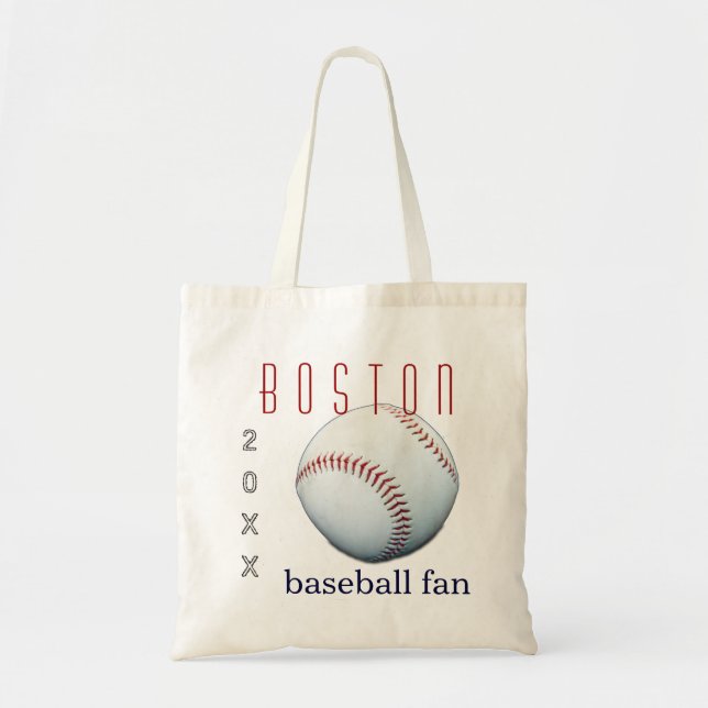 Sac fourre-tout à fan de base-ball de Boston (Devant)