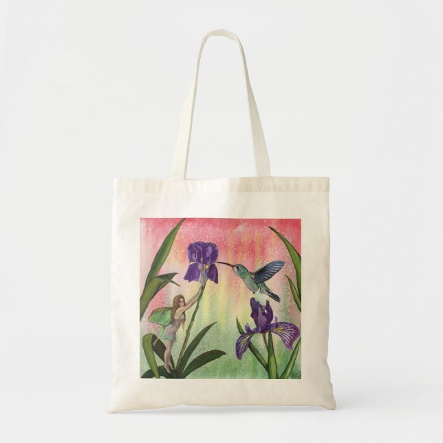 Sac fourre-tout à fée d'iris (Devant)