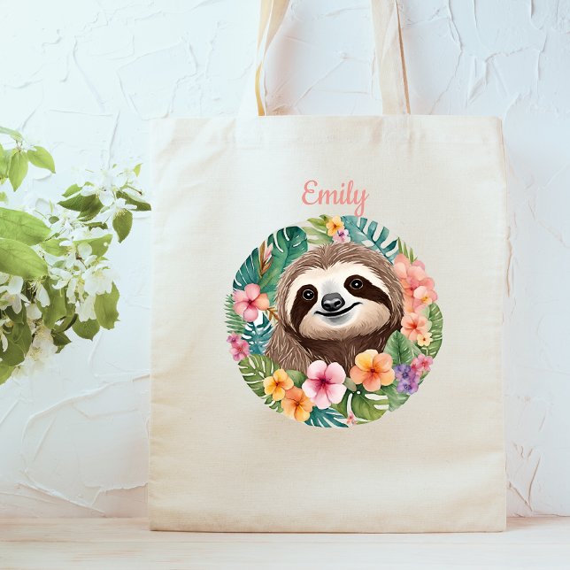 Sac fourre-tout à fentes florales (Créateur téléchargé)