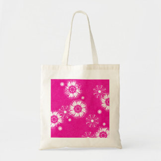 Sac fourre-tout à fleur rose