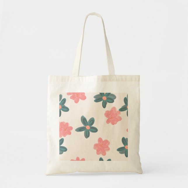 Sac fourre-tout à fleurs (Devant)