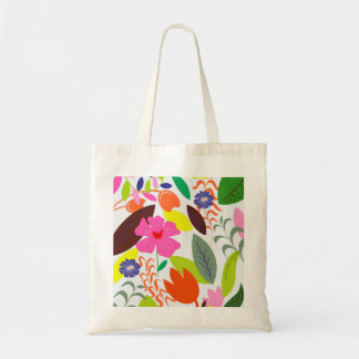 Sac fourre-tout à fleurs