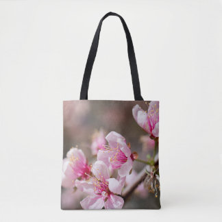 Sac fourre-tout à fleurs de cerisier de style