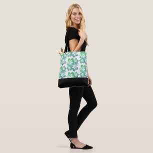 Sac fourre-tout à fleurs tropicales