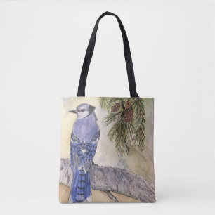 Sac fourre-tout à geai bleu