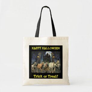 Sac fourre-tout à Halloween de cheval