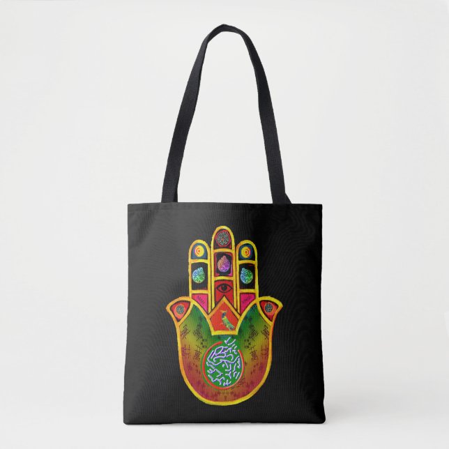 Sac fourre-tout à heure-milliampère Jongg Hamsa (Devant)