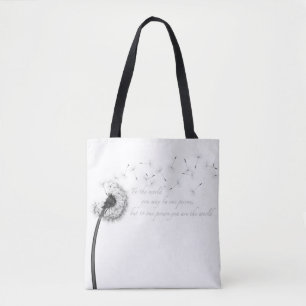 Sac fourre-tout à impression intégrale Dandelion I