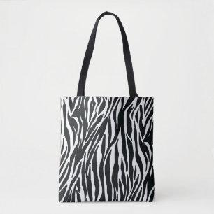 Sac fourre-tout à imprimé zèbre