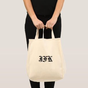 Sac fourre-tout à initiales de monogramme
