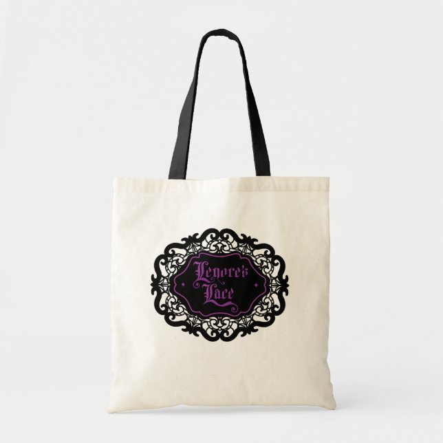 Sac fourre - tout à la dentelle de Lenore (Devant)