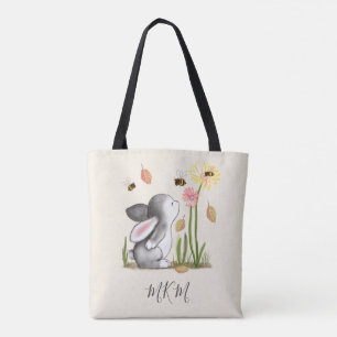 Sac fourre-tout à lapin de monogramme outre de