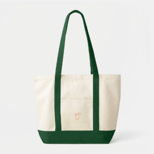 Sac fourre-tout à monogramme chic