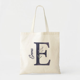 Sac fourre-tout à monogramme floral lavande person