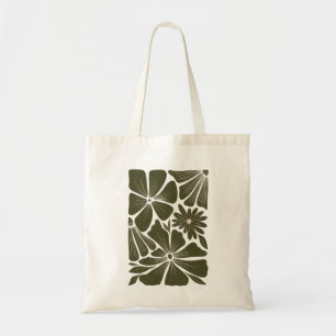 sac fourre-tout à motif de fleurs vintage