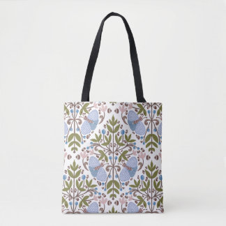 Sac fourre-tout à motif floral moth