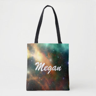 Sac fourre-tout à motif galaxie