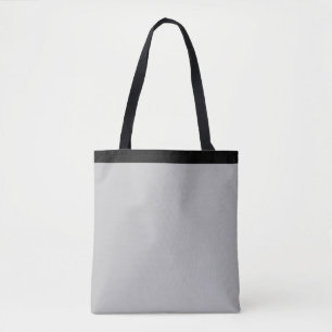Sac fourre-tout à motif géométrique gris noir et a