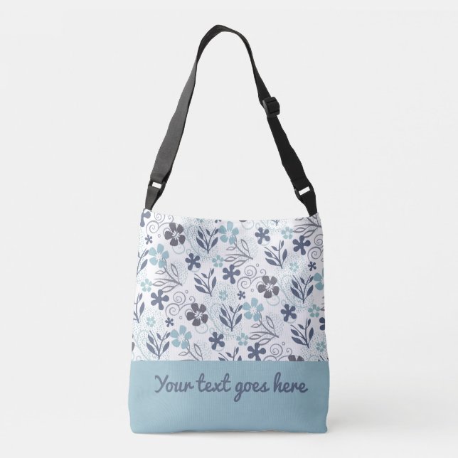 Sac fourre-tout à motifs floraux (Dos)