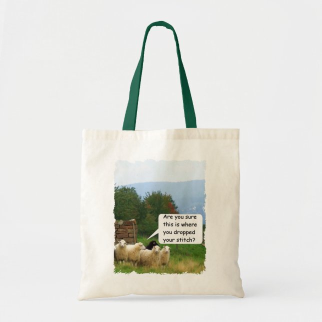 Sac fourre-tout à moutons de point de baisse (Devant)