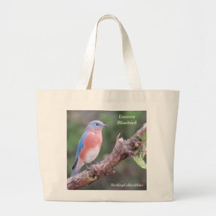 Sac fourre-tout à oiseau bleu