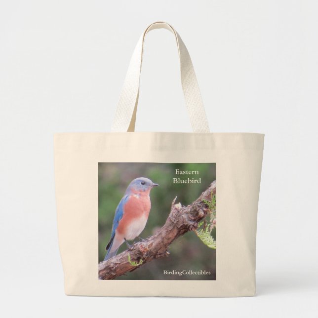 Sac fourre-tout à oiseau bleu (Devant)