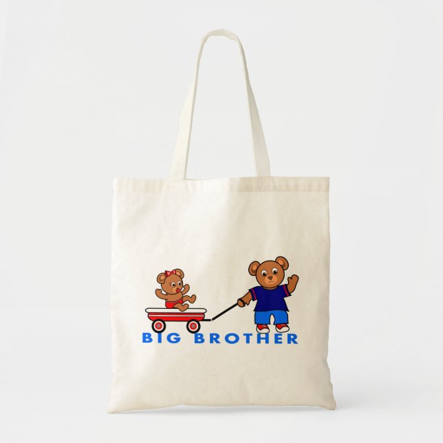 Sac fourre-tout à ours de petite soeur de frère de (Devant)