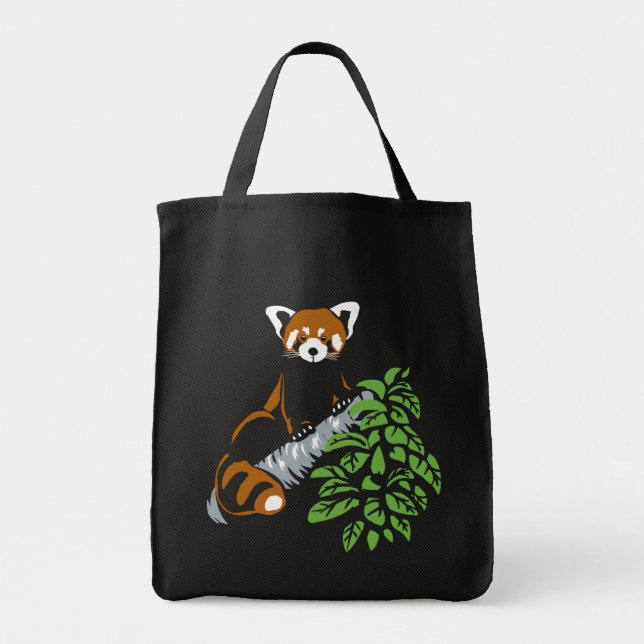 Sac fourre-tout à panda rouge (Devant)