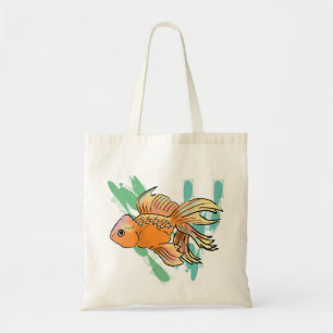 Sac fourre-tout à poisson rouge