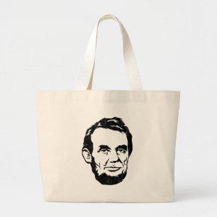 Sac fourre-tout à portrait d'Abraham Lincoln