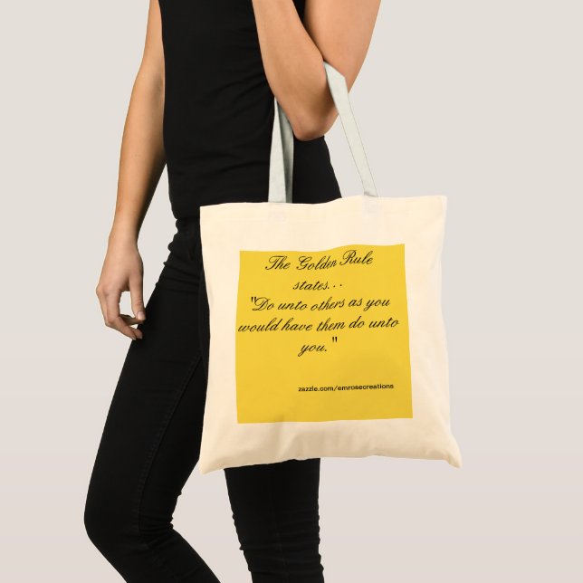 Sac fourre-tout à règle d'or (Devant (produit))