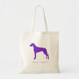 Sac fourre-tout à Rhodesian Ridgeback (silhouette