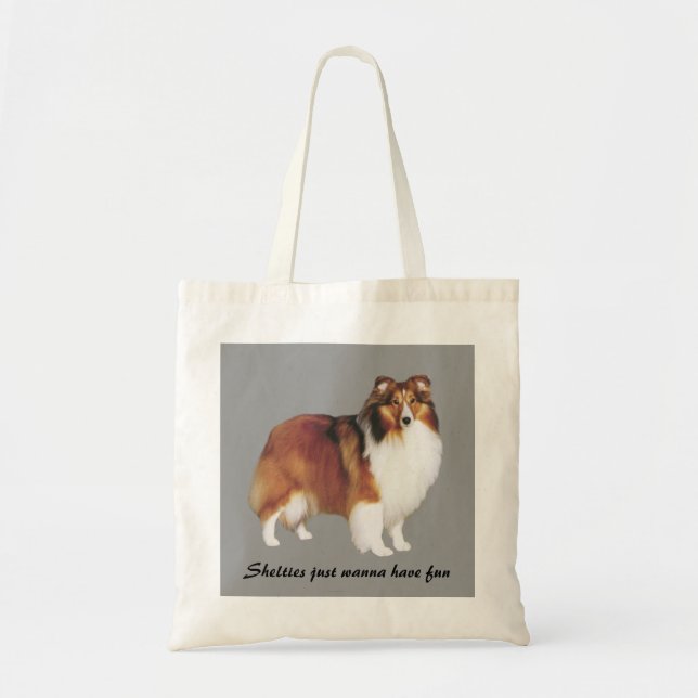 Sac fourre-tout à Sheltie (Devant)