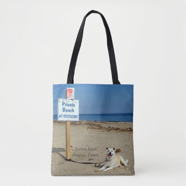 Sac fourre-tout à souvenir plages de Hampton, la (Devant)