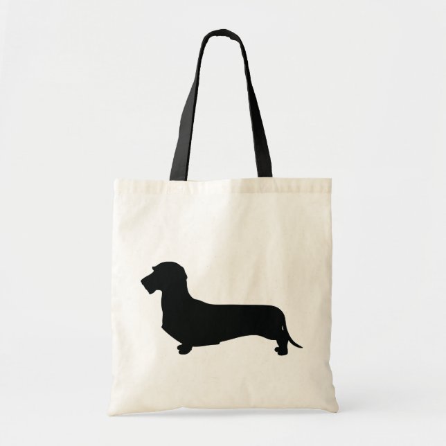 Sac fourre-tout à teckel de cheveux de fil (Devant)