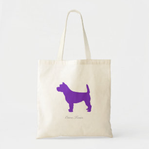 Sac fourre-tout à Terrier de cairn (silhouette