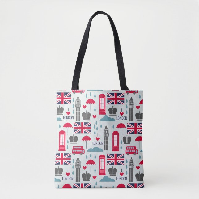 Sac fourre-tout à thème de Londres (Devant)